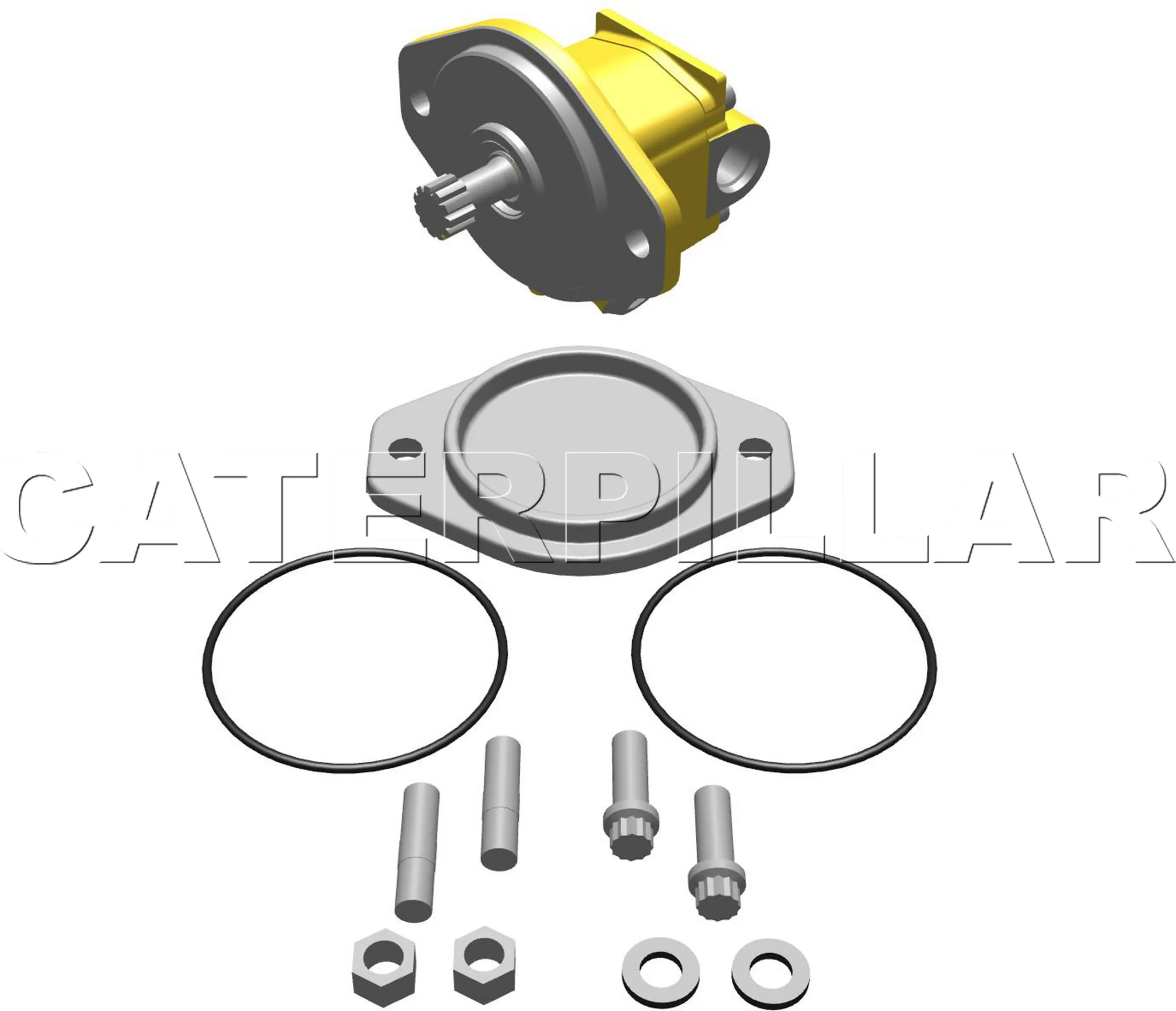 448-4451: Комплект-насос для перекачки топлива, CATERPILLAR, для CATERPILLAR, Общие комплекты для ремонта и обслуживания двигателя — фото