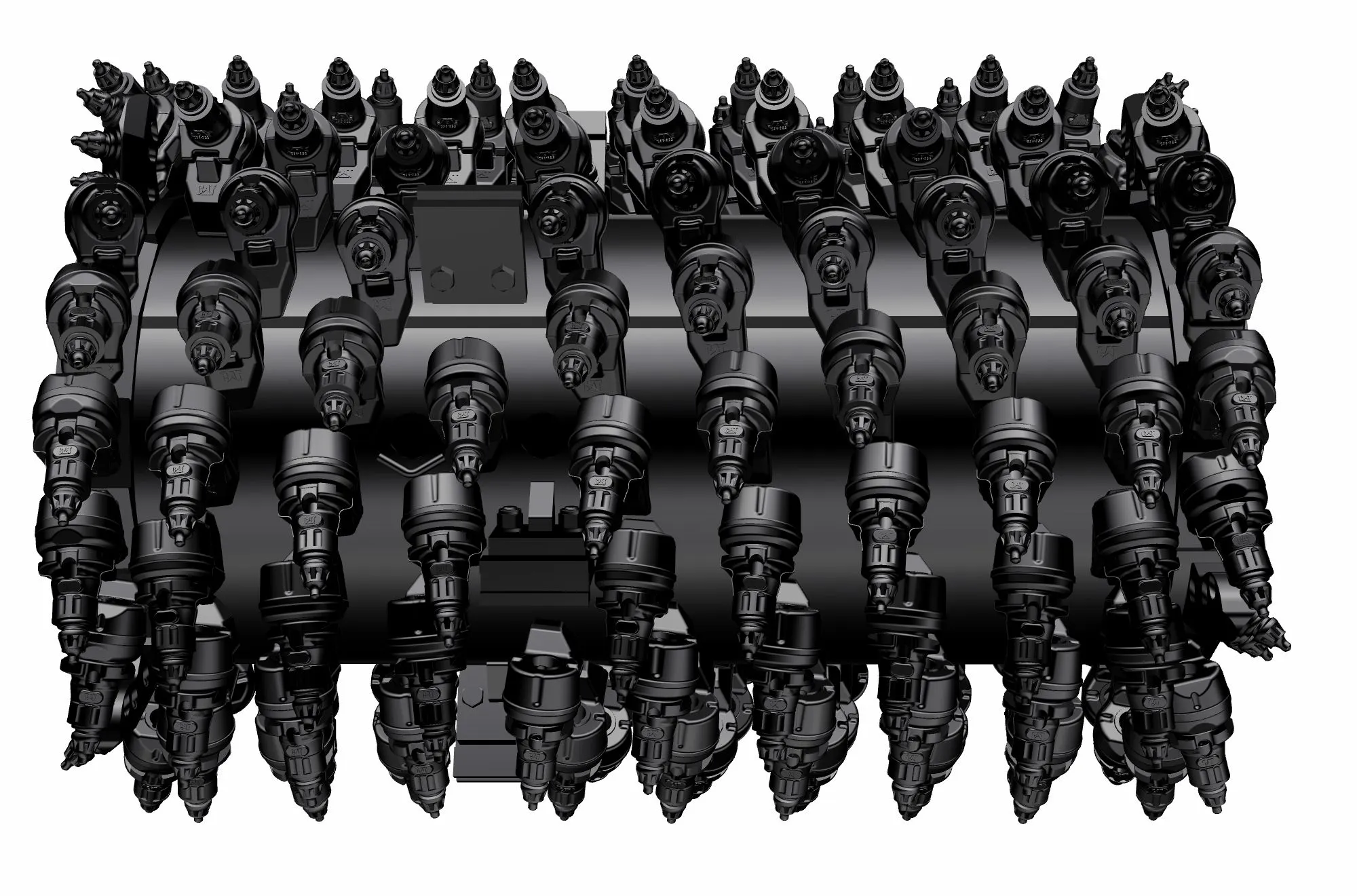 Валец для снятия дорожного покрытия System K 1,3 м (расстояние между резцами 8 мм) Роторы, арт. 15970097, CATERPILLAR, для CATERPILLAR —…