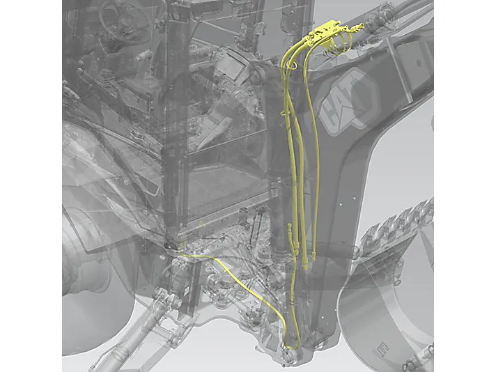 512-6863: Комплект обратных клапанов цилиндра рукояти, CATERPILLAR, для CATERPILLAR, Производительность и эффективность — фото слева