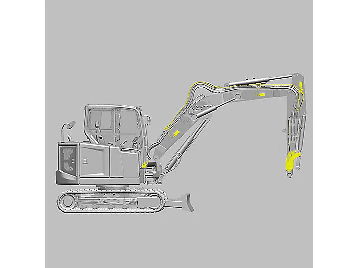 638-0502: Комплект проводки EOU 306 VAB, CATERPILLAR, для CATERPILLAR, Производительность и эффективность — фото слева, купить в Вектор
