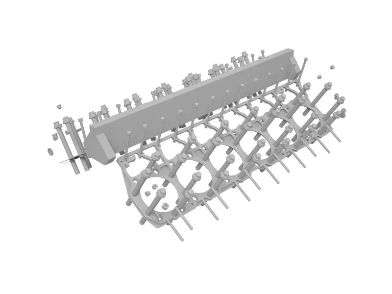 592-3428: Комплект головки блока цилиндров, CATERPILLAR, для CATERPILLAR, Общие комплекты для ремонта и обслуживания двигателя — фото