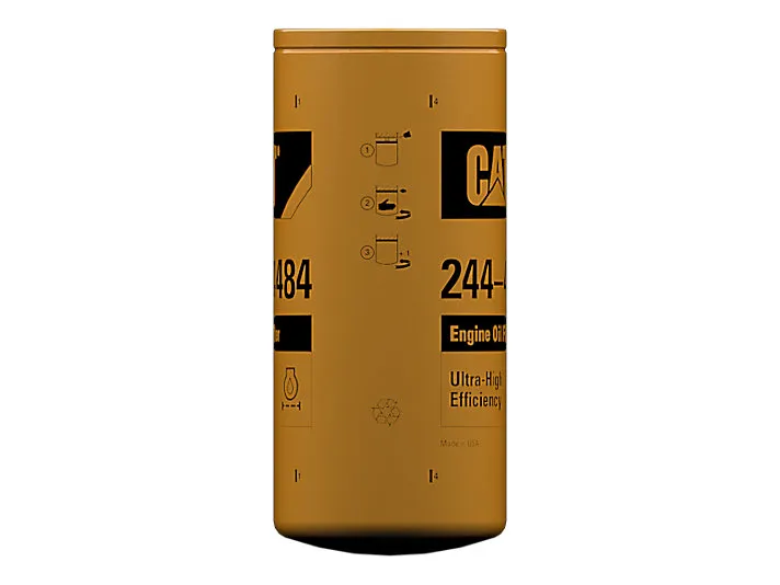 244-4484: Масляный фильтр двигателя сверхвысокой эффективности, CATERPILLAR, для CATERPILLAR, Двигатель масляный фильтры и компоненты