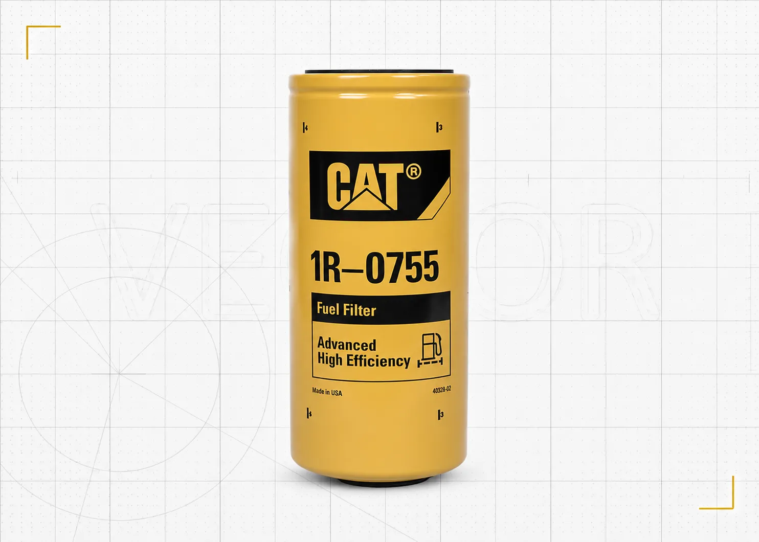 Топливный фильтр CATERPILLAR 1R-0755, для LOVOL, Фильтры топливные — фото товара, купить в Вектор