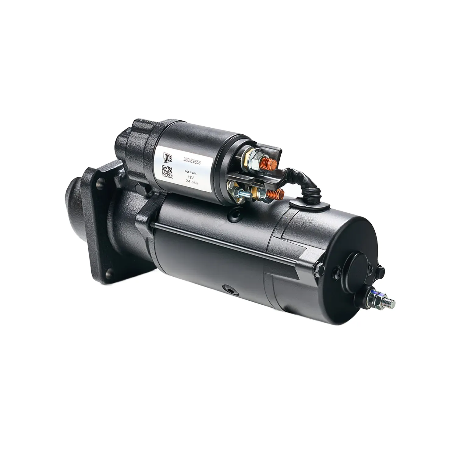 12V Starter Motor, арт. 320/E9653, JCB, для JCB, Электрооборудование — фото слева, купить в Вектор